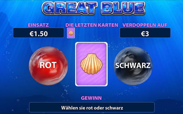 Auch Playtech bietet bei Titeln wie Great Blue ein Gamble feature wie Novoline oder Merkur Slots